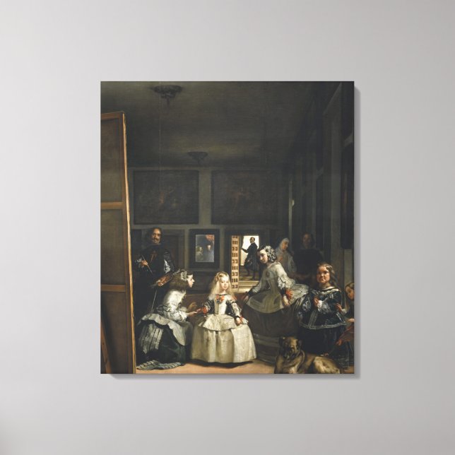 Las Meninas Diego Velázquez Fine Art Canvastryck (Framsida)