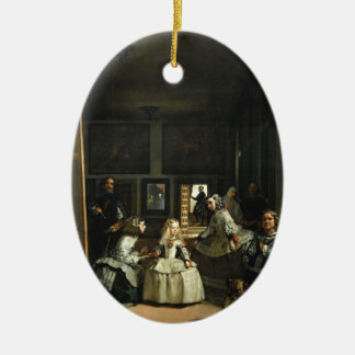 Las Meninas Diego Velázquez Fine Art Julgransprydnad Keramik