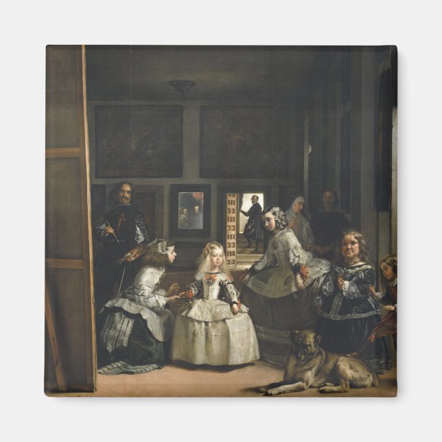 Las Meninas Diego Velázquez Fine Art Magnet (Framsidan)