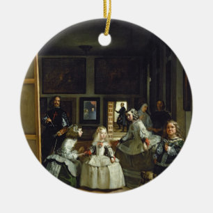 Las Meninas eller familjen av den Philip droppen, Julgransprydnad Keramik