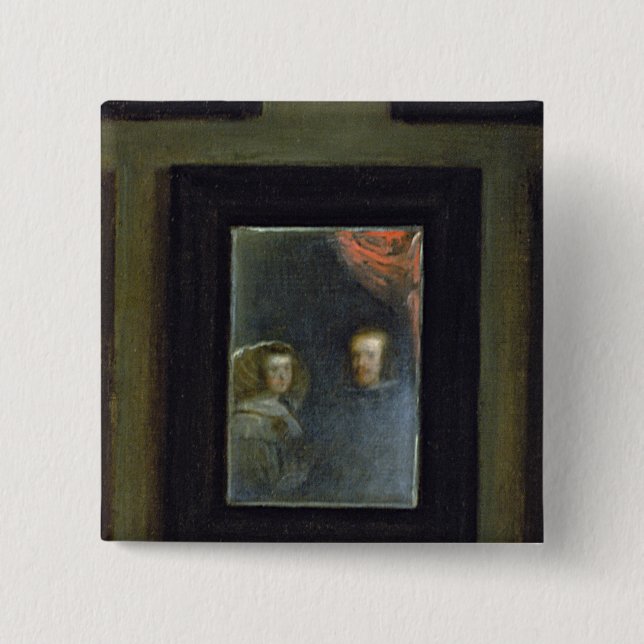 Las Meninas eller familjen av den Philip droppen, Knapp (Framsida)