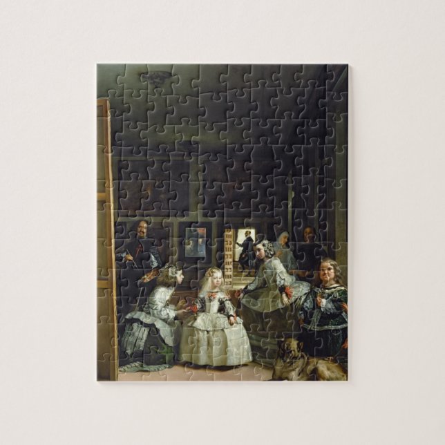 Las Meninas eller familjen av den Philip droppen, Pussel (Vertikal)