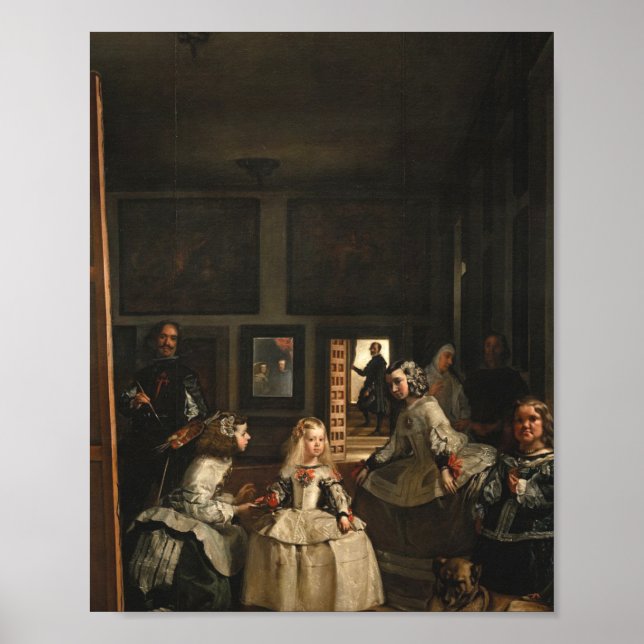 Las Meninas eller Philip IV 1656 Poster (Framsidan)