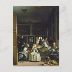 Las Meninas eller The Family of Philip IV, 1656 2 Vykort