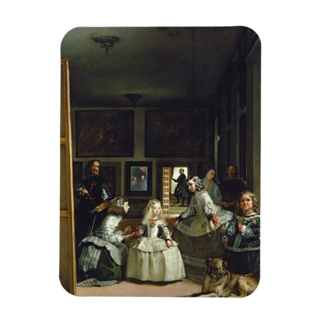 Las Meninas eller The Family of Philip IV, 1656 Magnet (Vertikal)