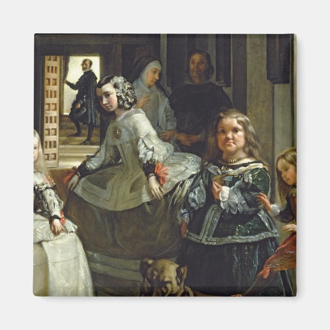 Las Meninas eller The Family of Philip IV, 1656 Magnet (Framsidan)