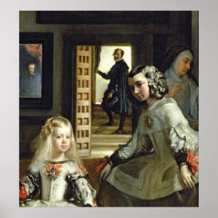Las Meninas eller The Family of Philip IV, 1656 Poster