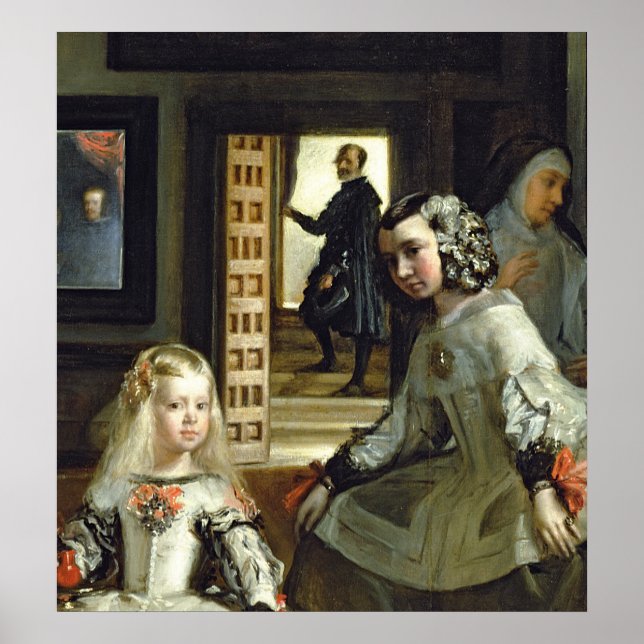 Las Meninas eller The Family of Philip IV, 1656 Poster (Framsidan)