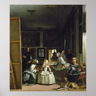 Las Meninas eller The Family of Philip IV, 1656 Poster