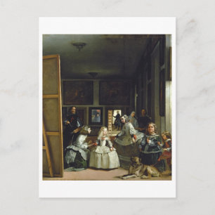 Las Meninas eller The Family of Philip IV, 1656 Vykort