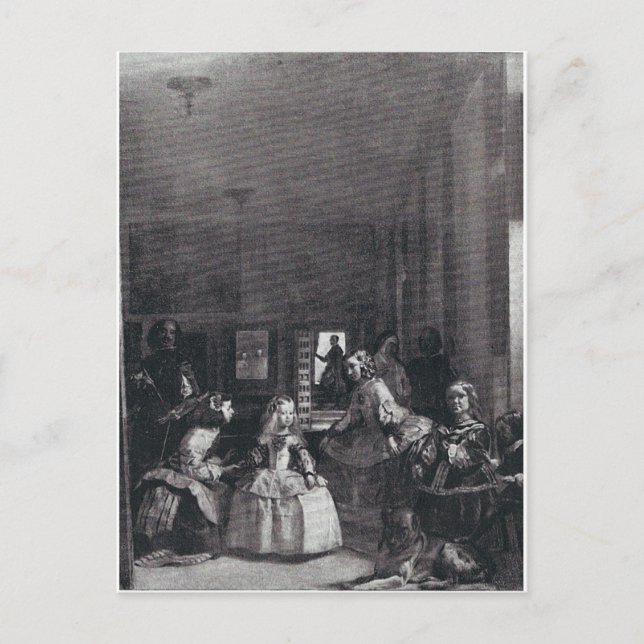 "Las Meninas." från Velazquez Vykort (Framsida)