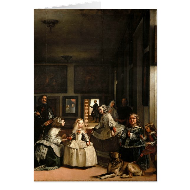 Las Meninas Hälsningskort (Framsidan)