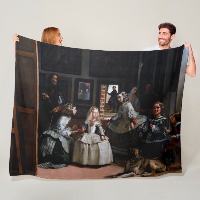 Las Meninas, Hovfröknarna, Diego Velazquez Fleecefilt (På plats)