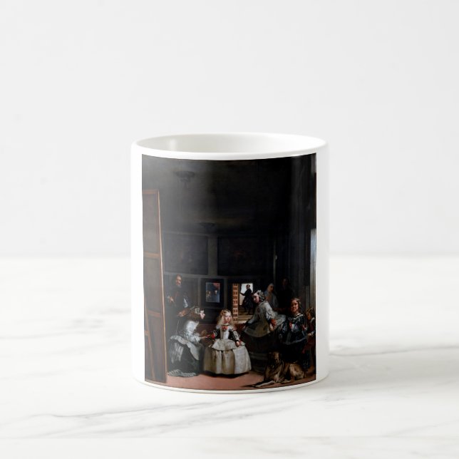Las Meninas, Hovfröknarna, Diego Velazquez Kaffemugg (Center)