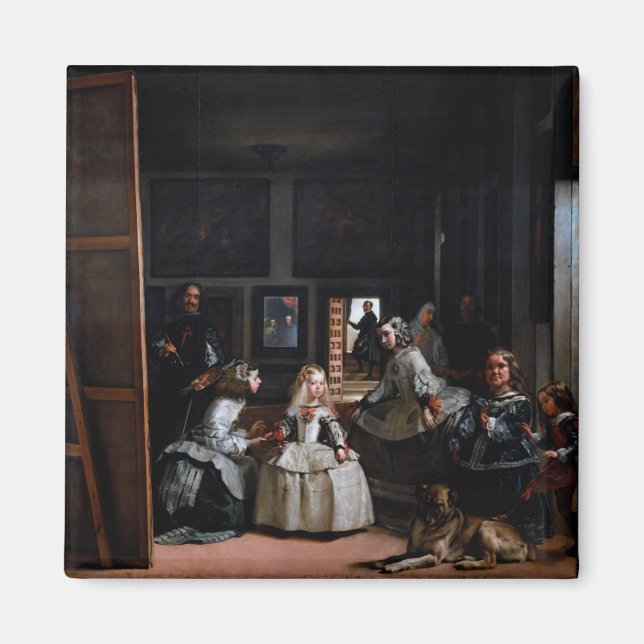 Las Meninas, Maid of honor, Diego Velazquez Magnet (Framsidan)