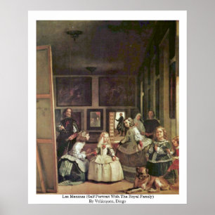 Las Meninas (Självporträtt med Royalets familj) Poster
