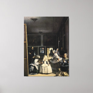 Las Meninas vid Velasquez Canvastryck