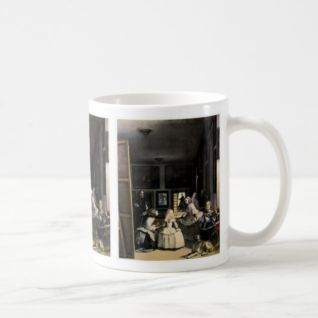 Las Meninas vid Velasquez Kaffemugg (Höger)