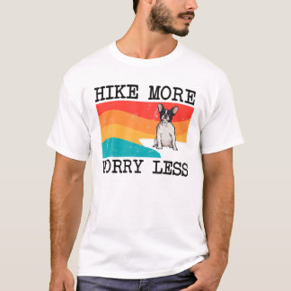 Lås mer bekymmersamt mindre Fransk Bulldog-grafik T Shirt