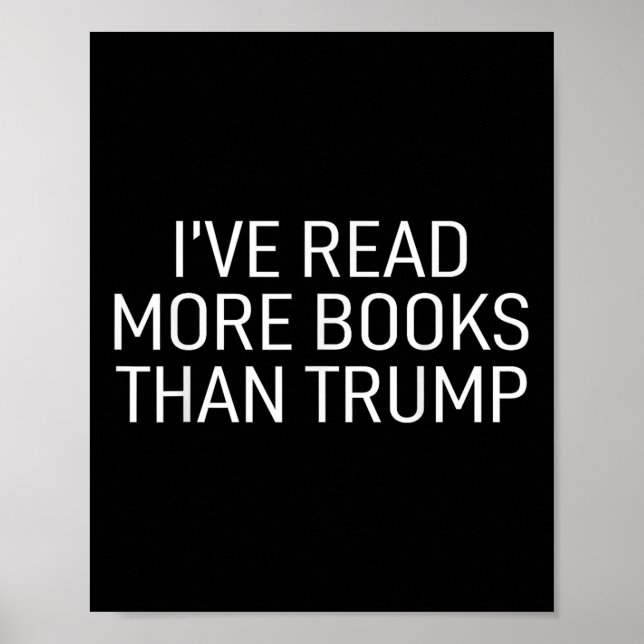 Läs mer Bokar än Trump Poster (Framsidan)