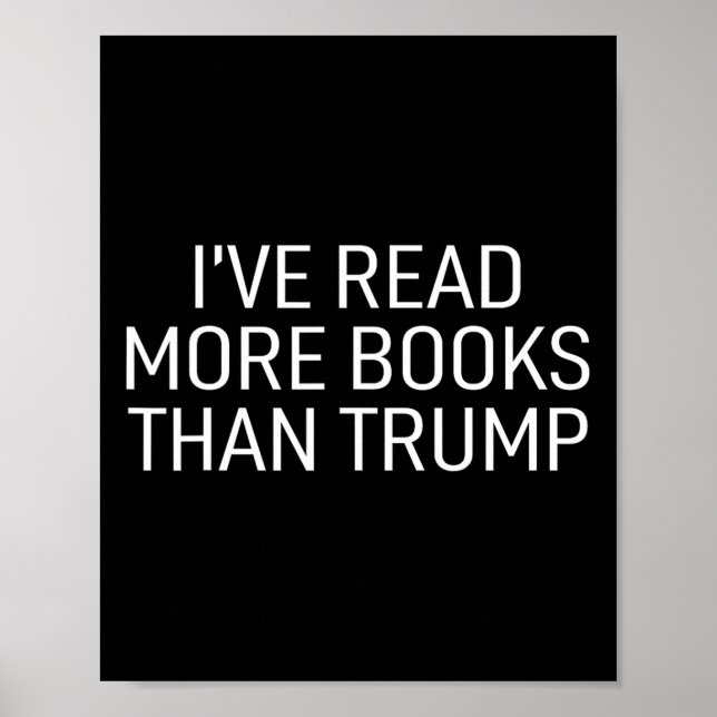 Läs mer Bokar än Trump Poster (Framsidan)
