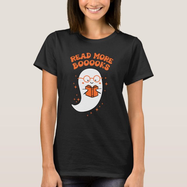 Läs mer Bokar Boooks Halloween Boooks Ghost Boo T Shirt (Framsida)