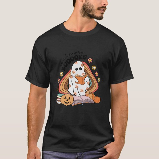 Läs mer Bokar Boooks Halloween Boooks Ghost Boo T Shirt (Framsida)