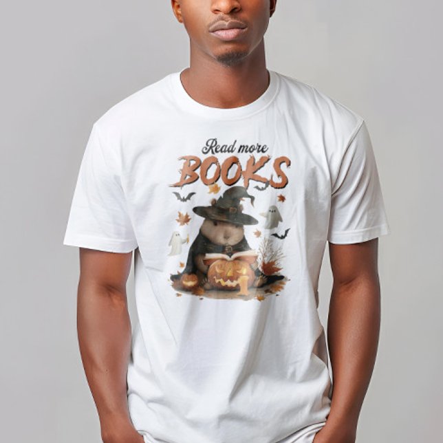Läs mer Bokar Capybara Halloween Funny T-Shirt (Skapare uppladdad)