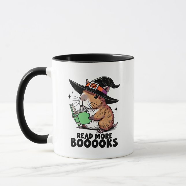 Läs mer Bokar Capybara Halloween Mugg (Vänster)