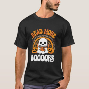 Läs mer Bokar Cute Boooks Ghost Pumpkin Teacher T Shirt