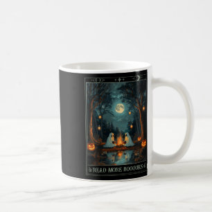 Läs mer Bokar Cute Spooky Ghost Reading Bok tar Kaffemugg