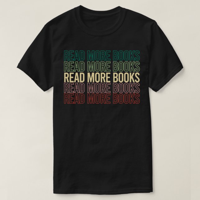 Läs mer Bokar Engelska läraren Älskare Reading Ret T Shirt (Design framsida)