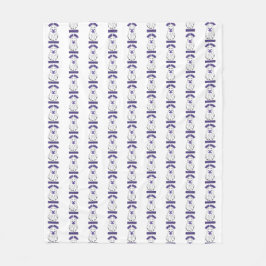 Läs mer Bokar Halloween Ghost Lila Fleecefilt