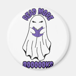 Läs mer Bokar Halloween Ghost Lila Magnet