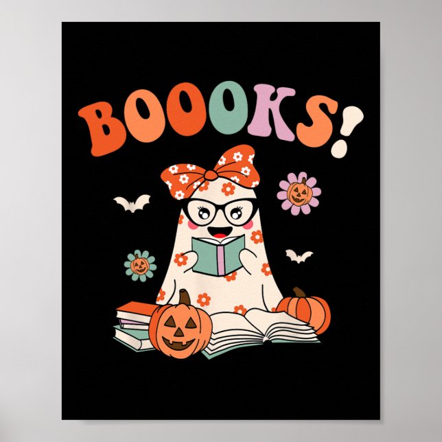Läs mer Bokar Spooky Teacher Cute Halloween Wome Poster (Framsidan)