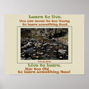 Läs mer i Live Live för att lära dig Poster