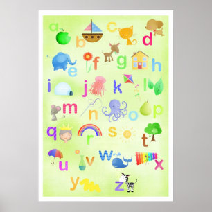 Läs mer om ABC-poster Poster