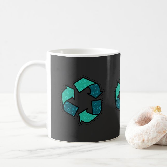 Läs mer om återvinning - Jorddagen Kaffemugg (Med munk)