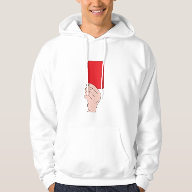 Läs mer om att visa ett Rött kort Manar Hoodie (Framsida)