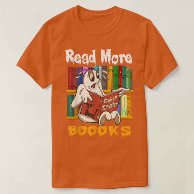 Läs mer om bokar Cute Ghost Läs mer om bokar Hallm T Shirt (Design framsida)