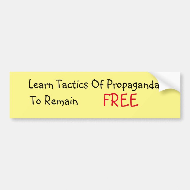 Läs mer om propaganda bildekal (Framsidan)
