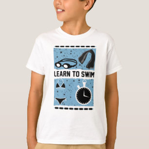 Läs mer om Simman med den här snygga designen T Shirt