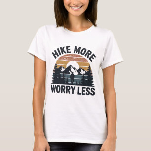 Lås mer, oroa dig mindre - återställ solnedgång t shirt