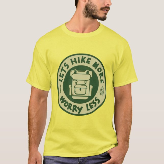 Lås mer, oroa dig mindre t shirt (Framsida)