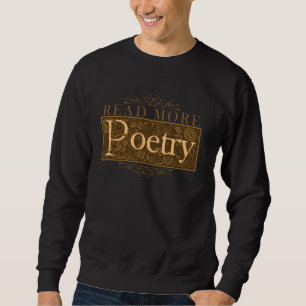 Läs mer poetry Literature Dikt Write Poet Writ Lång Ärmad Tröja