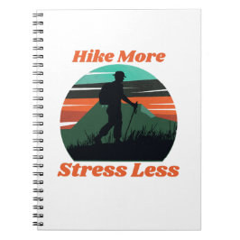 Lås mer, Stressa mindre Spiral-anteckningsbok Anteckningsbok