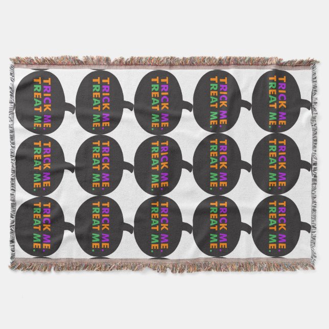 Lås mig behandla mig med flera Färg Mysfilt (Framsidan)