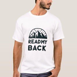 Läs min bak - fet berg Äventyr Tee