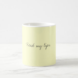 Läs min kanter kaffemugg