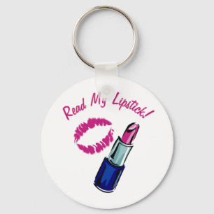 Läs min läppstift! Keychain Nyckelring
